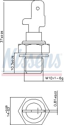 Sensor, K&uuml;hlmitteltemperatur