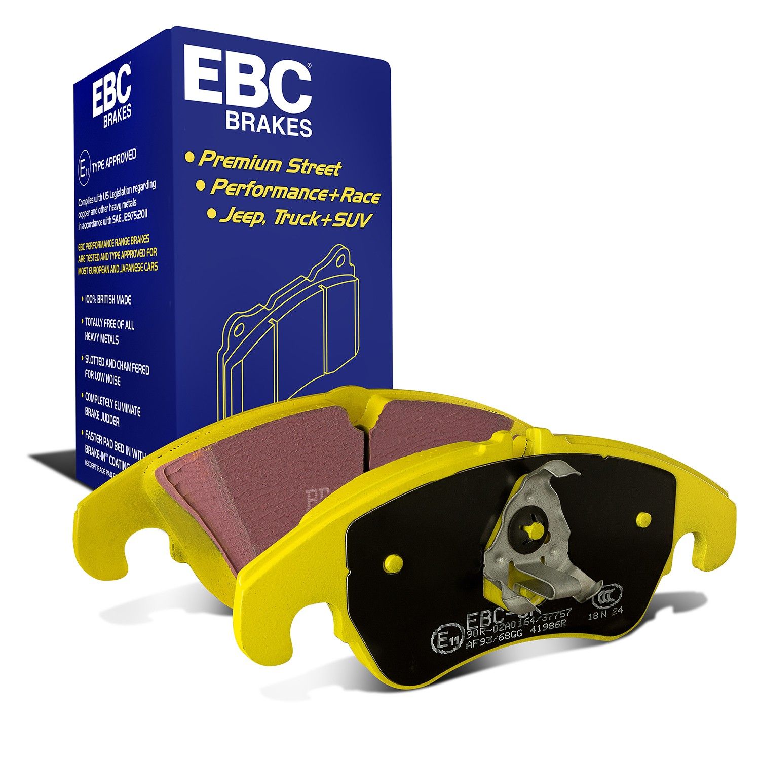 EBC Brakes DP41986R - Bremsbelagsatz, Scheibenbremse