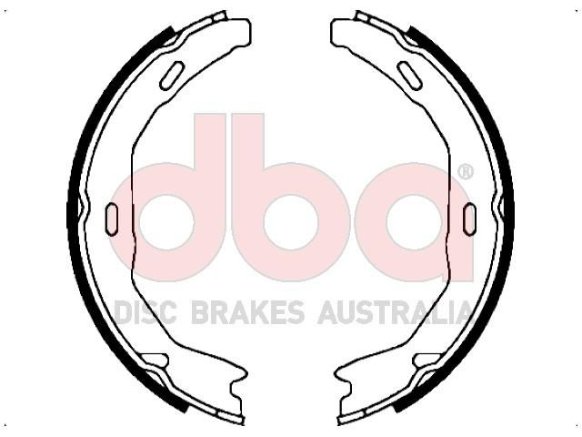 Street Series Brake Shoes [Mercedes Benz Parking Brake 164mm] - TecDoc Only