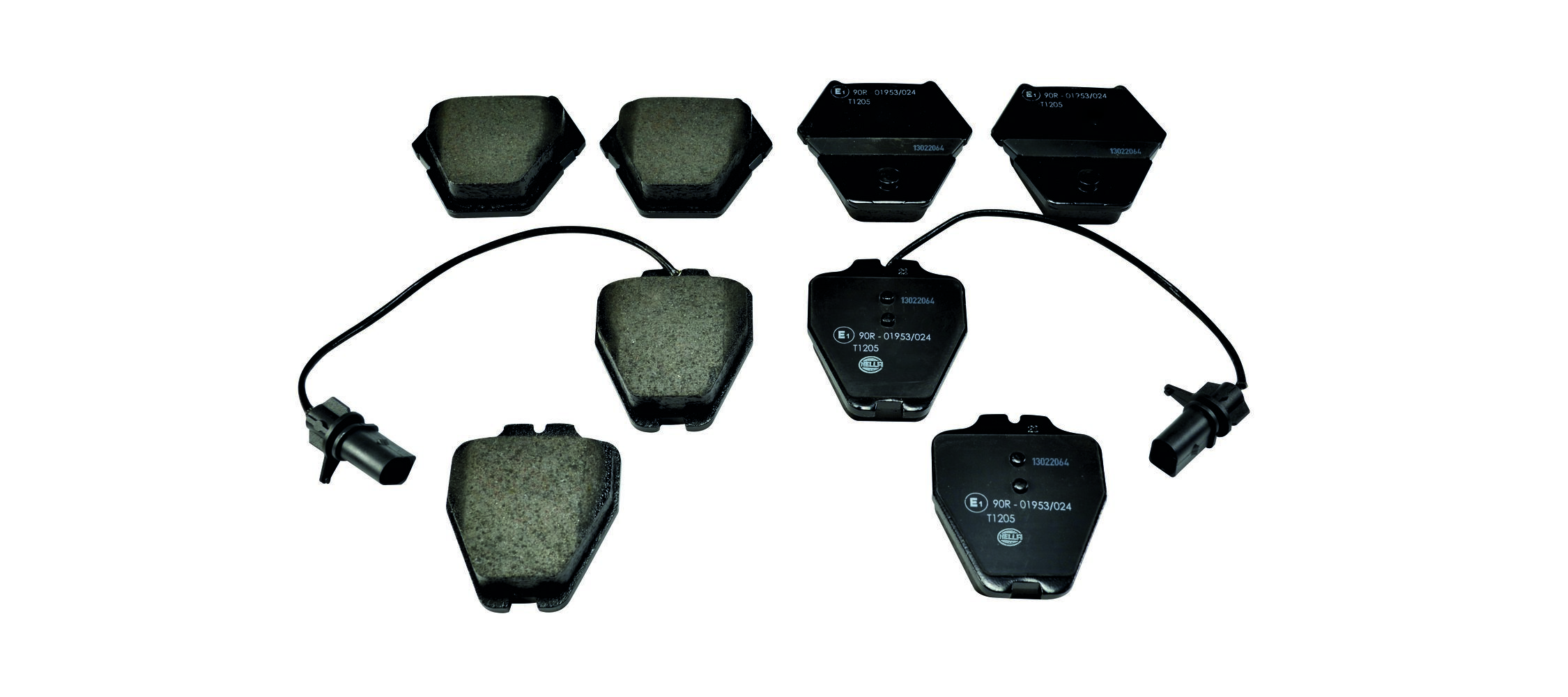 8DB 355 009-031 HELLA fékbetétkészlet, tárcsafék