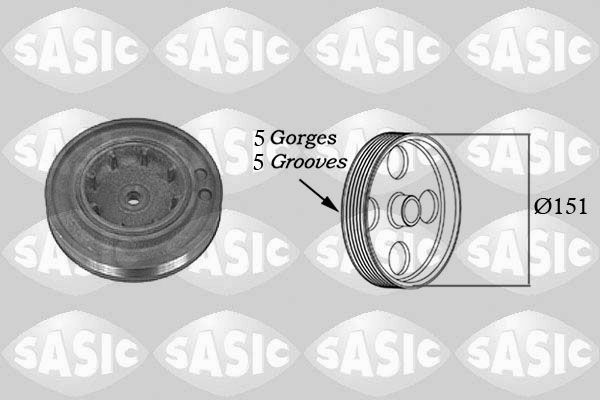 Belt Pulley, crankshaft 2154015