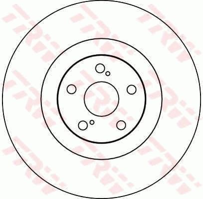 TRW BRAKE DISC - TecDoc 1