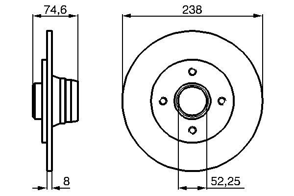 Brake Disc 0 986 478 866