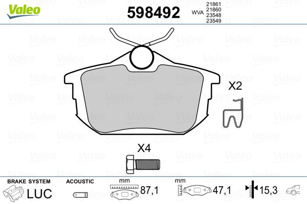 PLAQ FREIN MITS CARISMA 2  9900