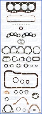Juego completo de empaques, motor
