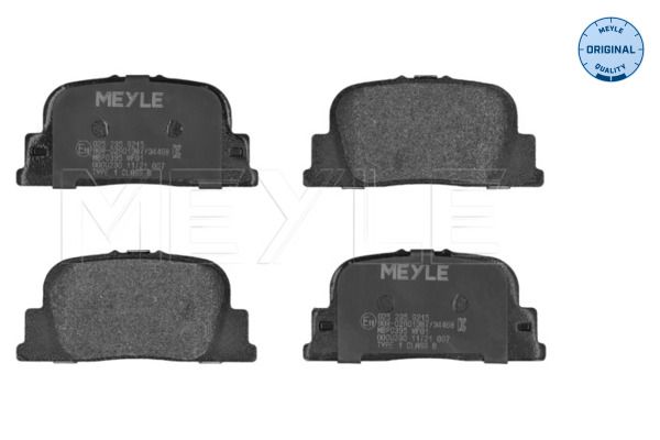 Meyle 025 235 9215 Bremsbelagsatz, Scheibenbremse