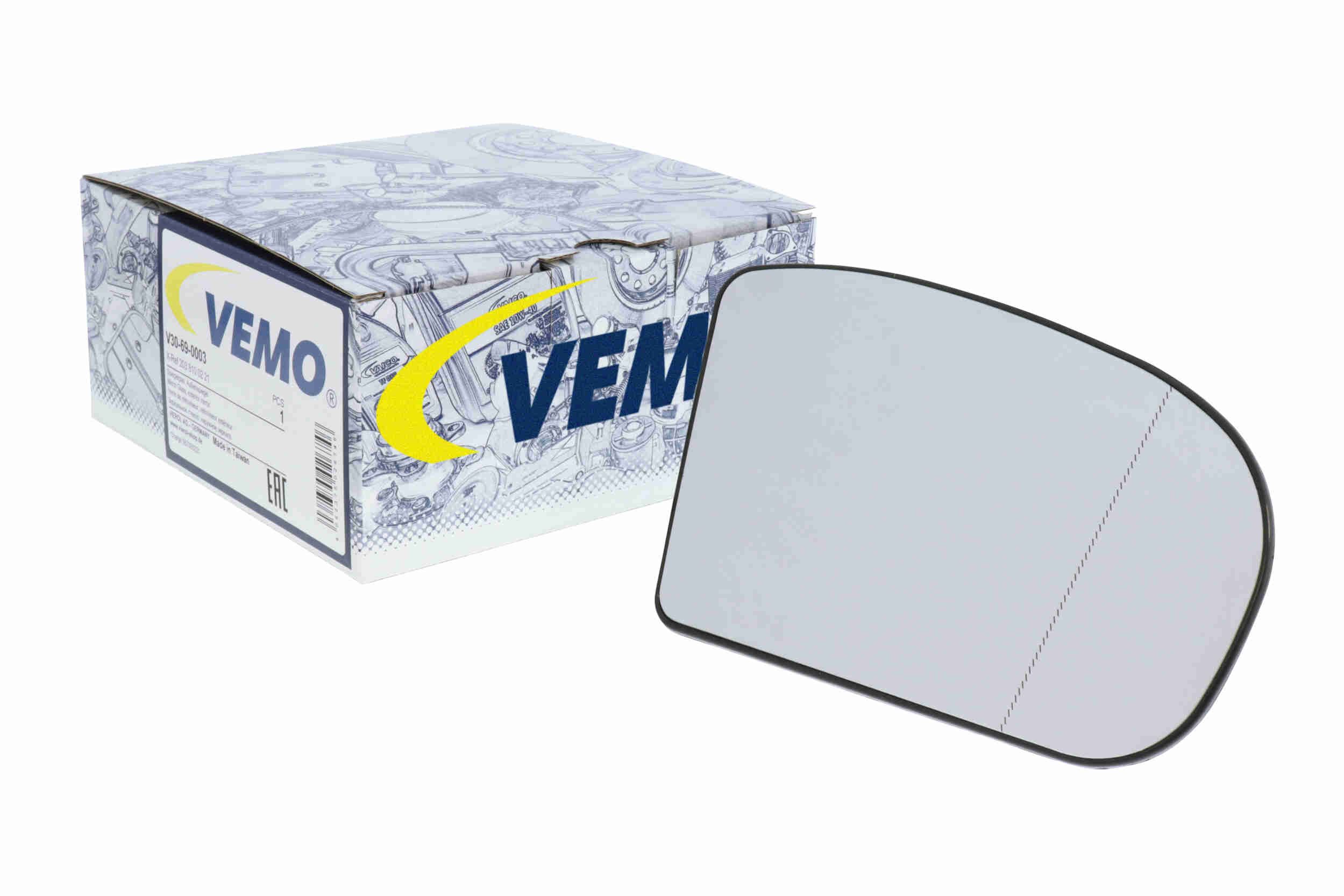 Vemo V30-69-0003 - Spiegelglas, Außenspiegel Vemo V30-69-0003 - Spiegelglas, Außenspiegel