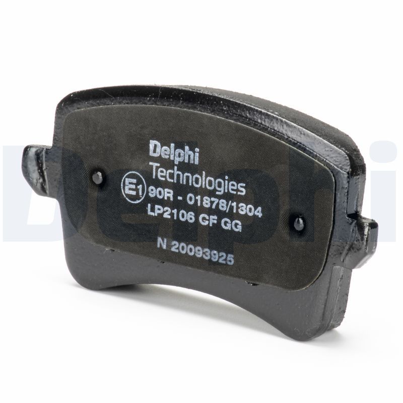 DELPHI LP2106 - Bremsbelagsatz, Scheibenbremse