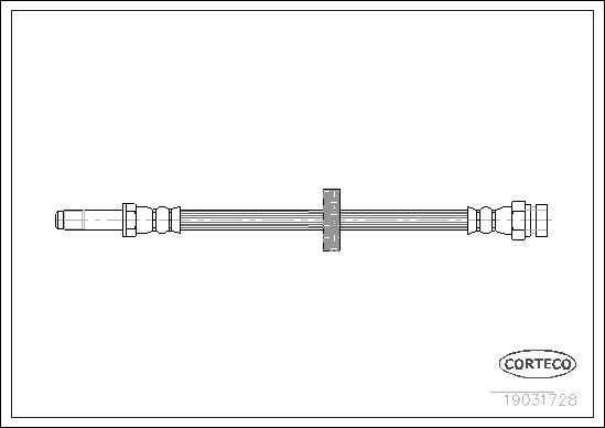 FLEXIBLE DE FREIN SKODA FELICIA,  0705