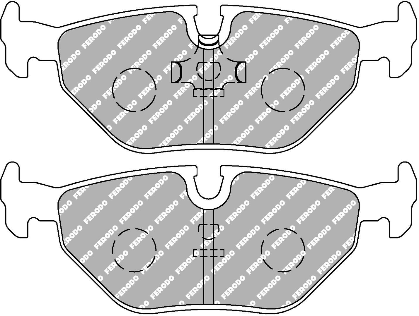 Ferodo Racing FCP578H - Bremsbelagsatz, Scheibenbremse