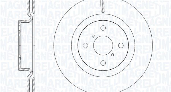 361302040865 MAGNETI MARELLI féktárcsa