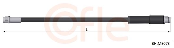 92.BH.ME078 COFLE fékcső