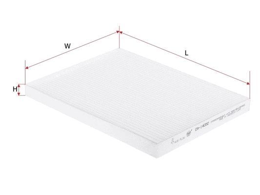CABIN FILTER FITS RCA165P - TecDoc Only