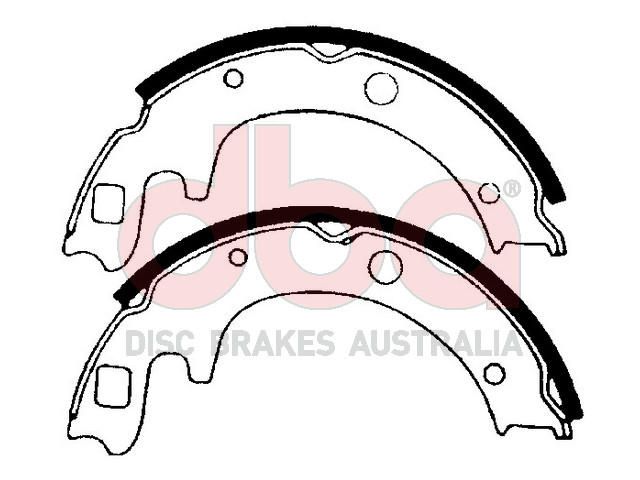 Street Series Brake Shoes [Ford / Mazda E/Series 180mm] - TecDoc Only