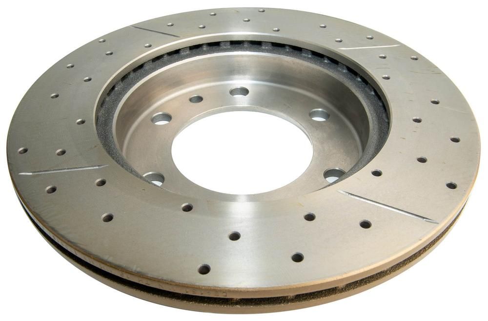 Street Gold Cross-drill/slotted  KP [ Landcruiser 88-97 F REVERSE MOUNT ] - TecDoc 2