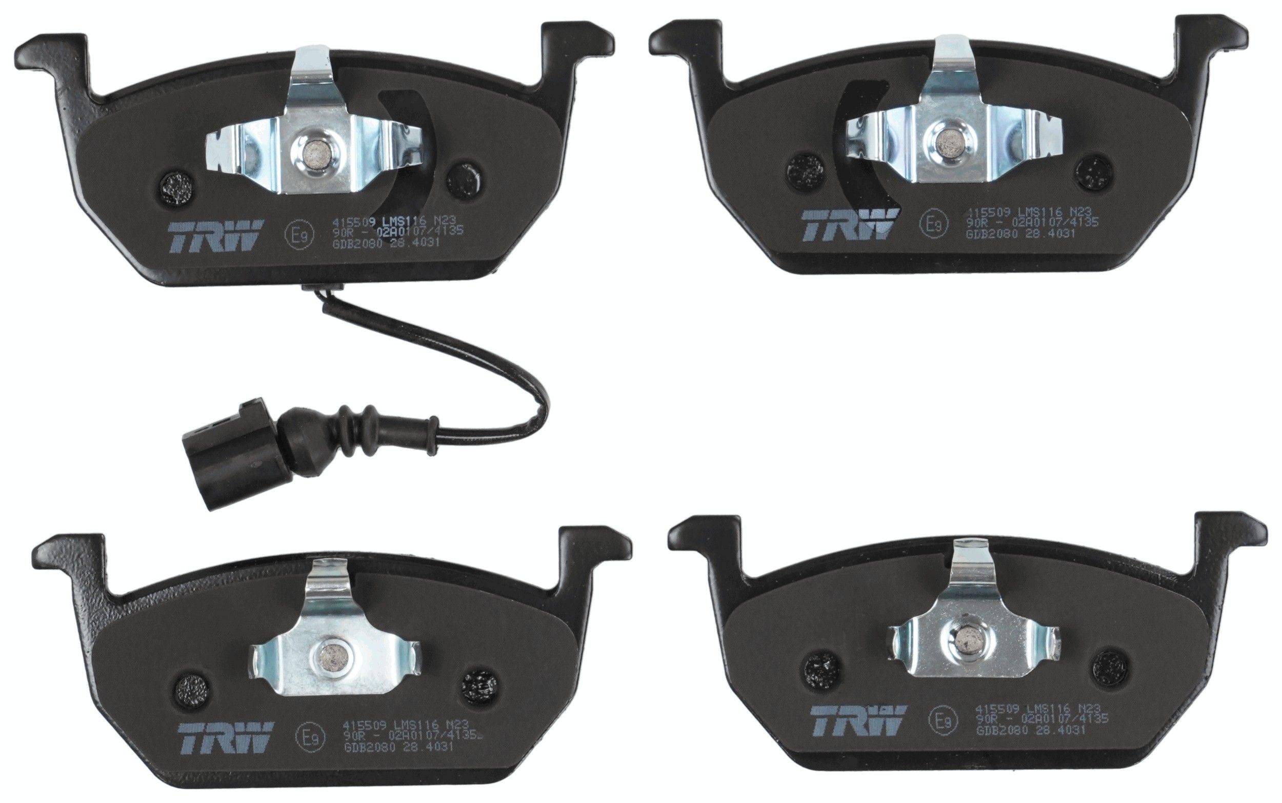 TRW DISC BRAKE PADS - TecDoc 2