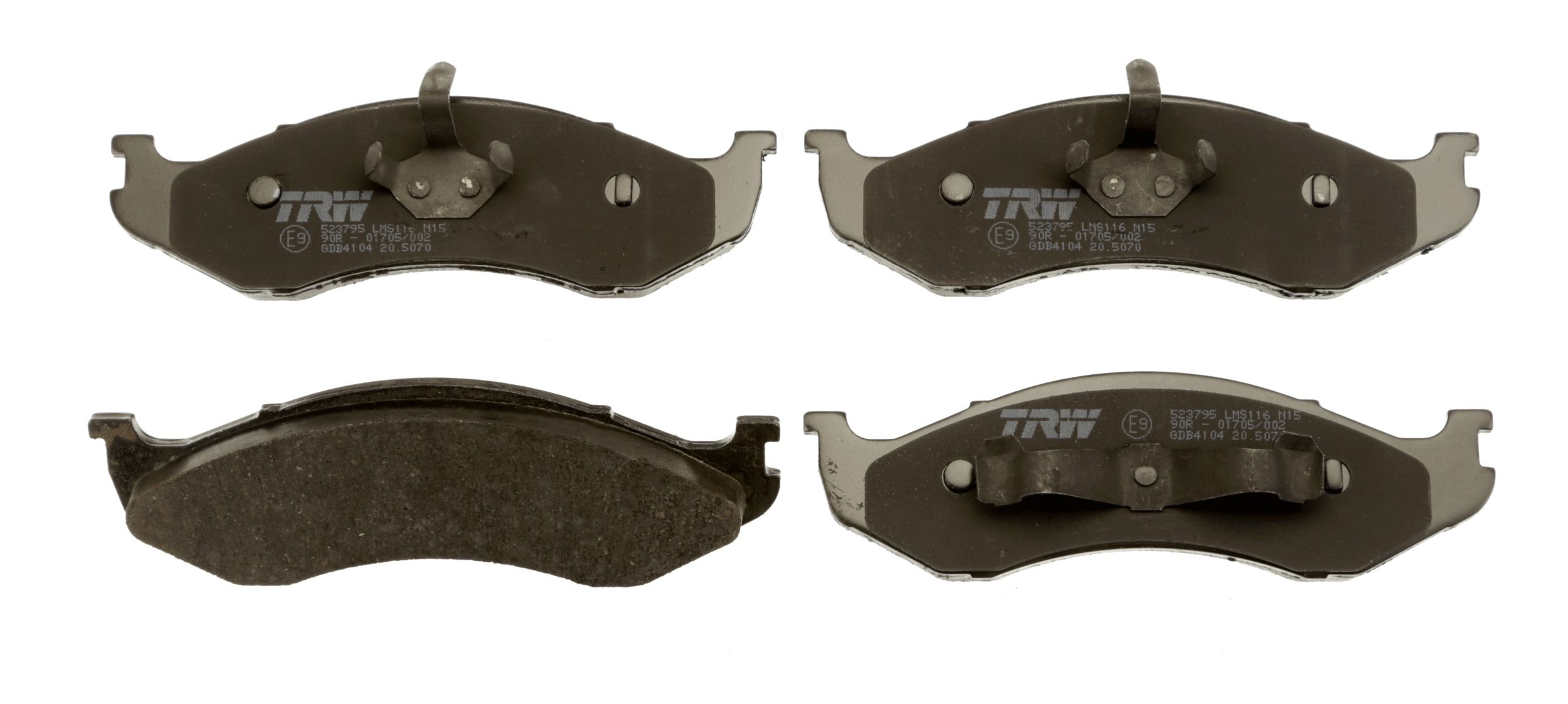 TRW DISC BRAKE PADS - TecDoc 2