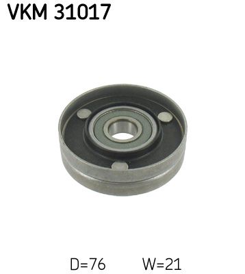 SKF VKM 31017 Deflection/Guide Pulley, V-ribbed belt