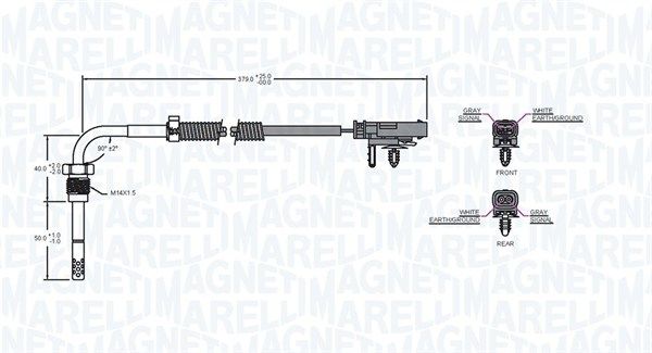 Sensor, Abgastemperatur
