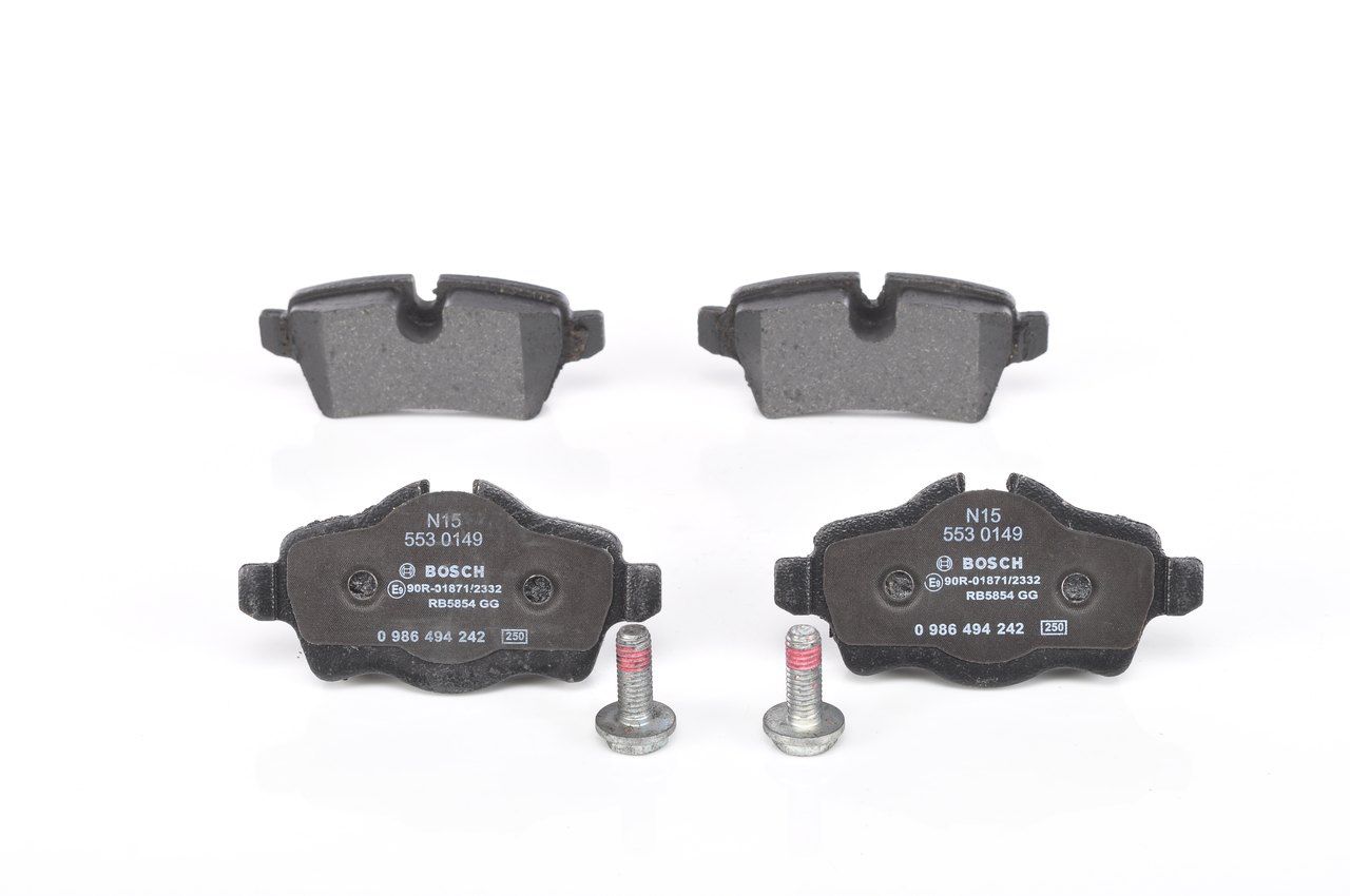 Brake Pad Set, disc brake 0 986 494 242