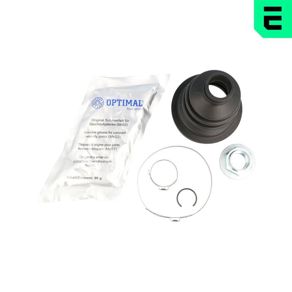 Faltenbalgsatz, Antriebswelle