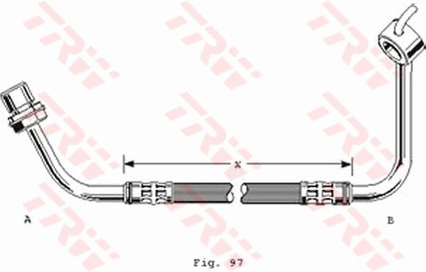 FLEXIBLE DE FREIN  9900