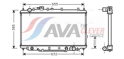 KA2017 AVA QUALITY COOLING hűtő, motorhűtés