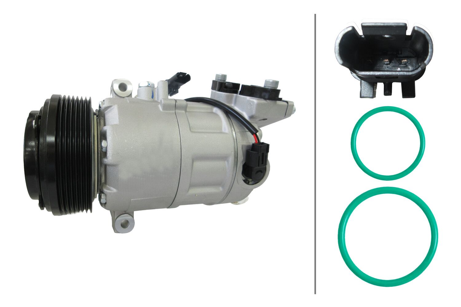 8FK 366 204-611 HELLA >>> Easy2Fit <<< kompresszor, klíma