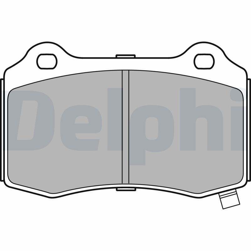 Brake Pad Set, disc brake LP3281