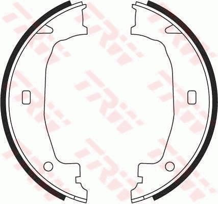 Brake Shoe Set, parking brake GS8432