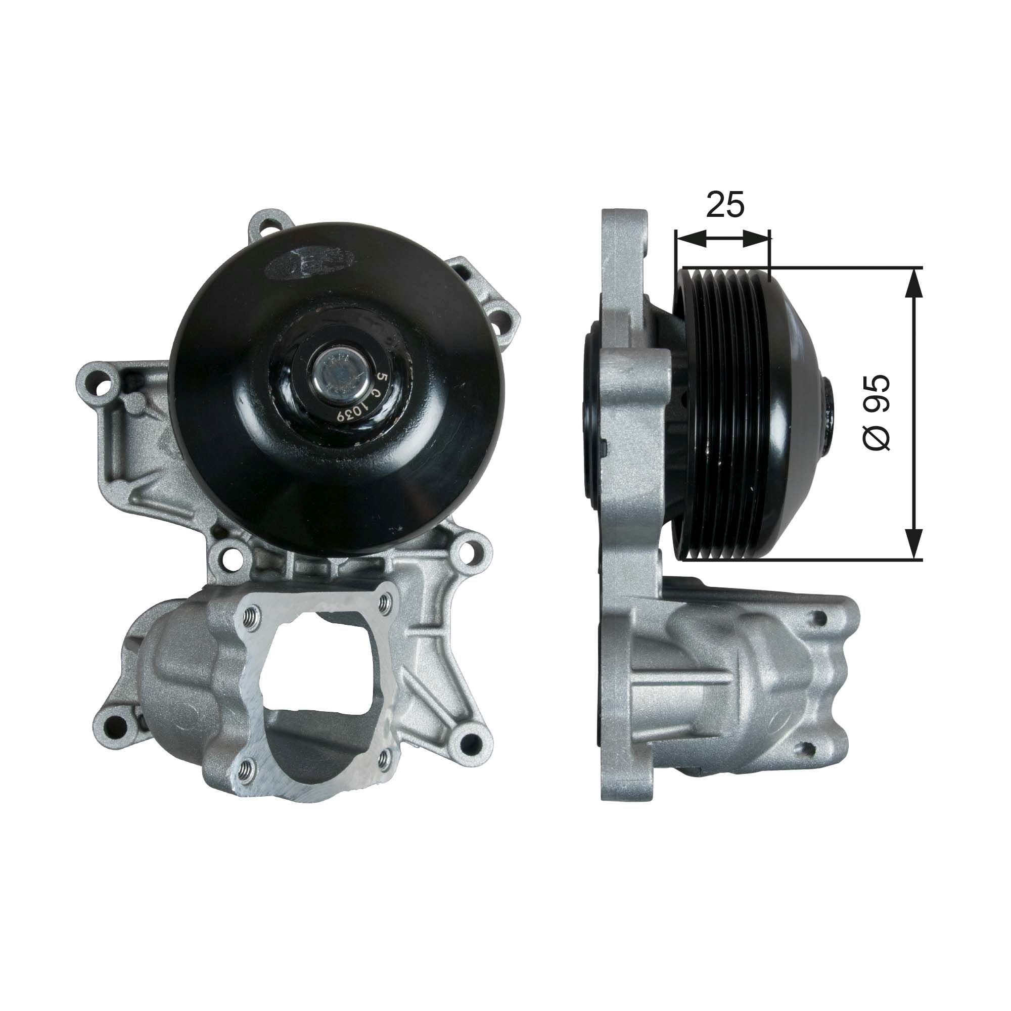 Water Pump, engine cooling WP0121