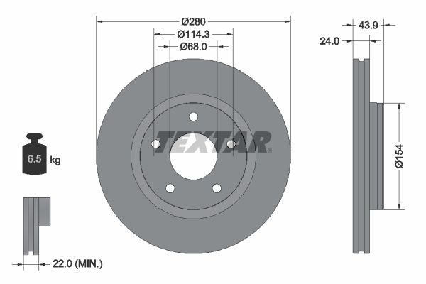 Brake Disc 92232205