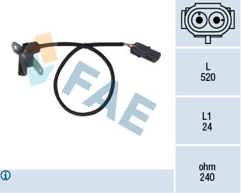 Sensor, crankshaft pulse 79024