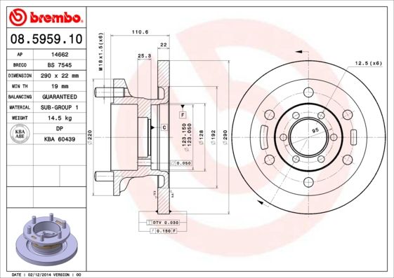 Brake Disc 08.5959.10