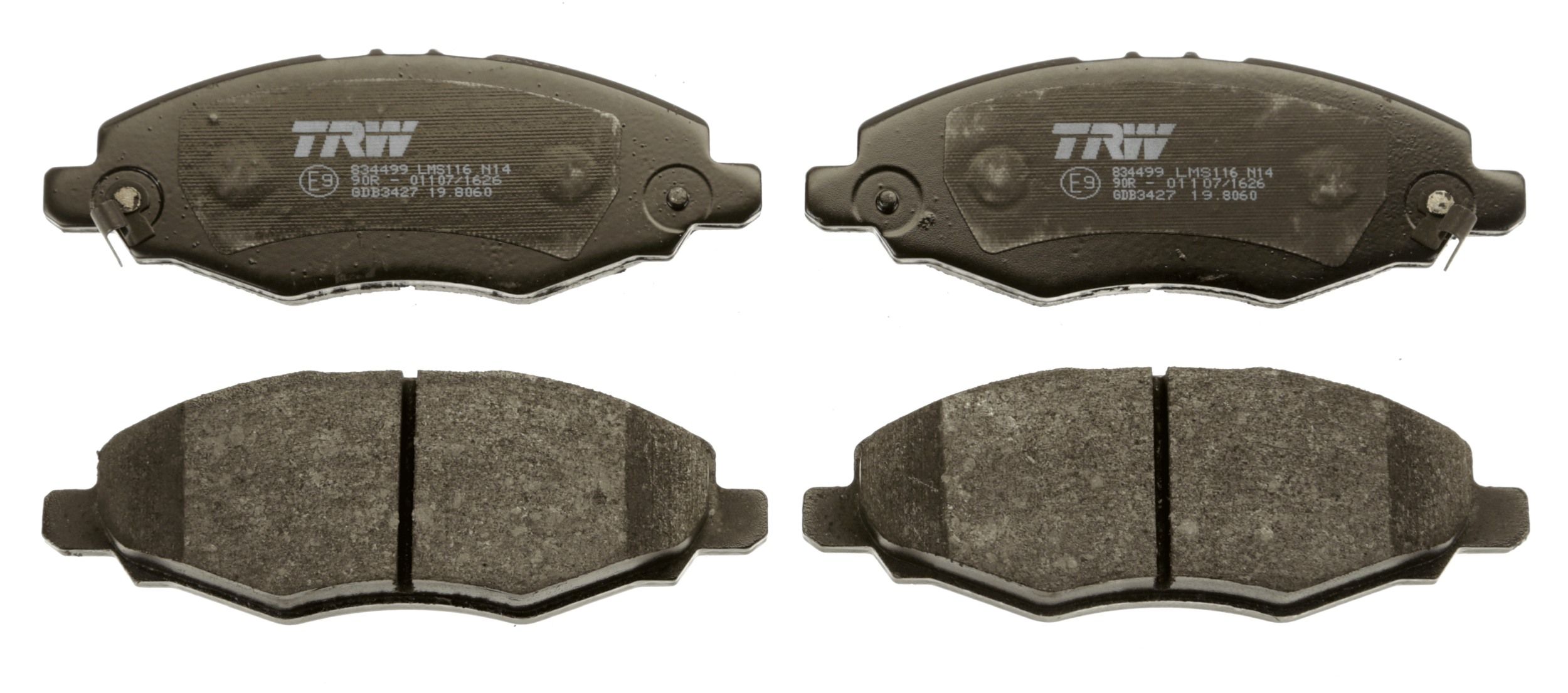 TRW DISC BRAKE PADS - TecDoc 2