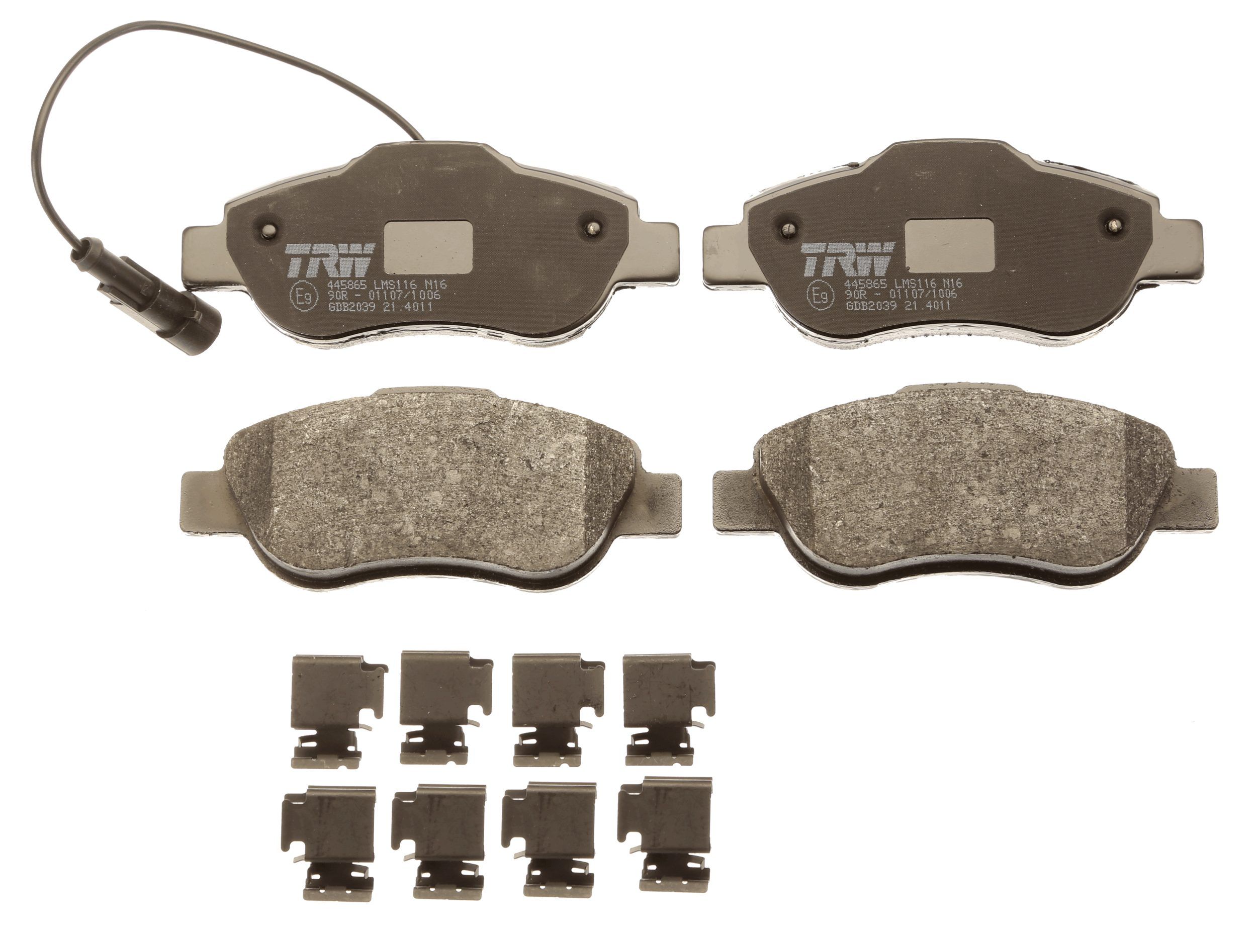 TRW DISC BRAKE PADS - TecDoc 2