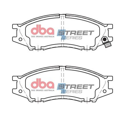 DBA SS STREET SERIES BRAKE PADS [ Mazda & Nissan 1999-2014 F ] - TecDoc Only