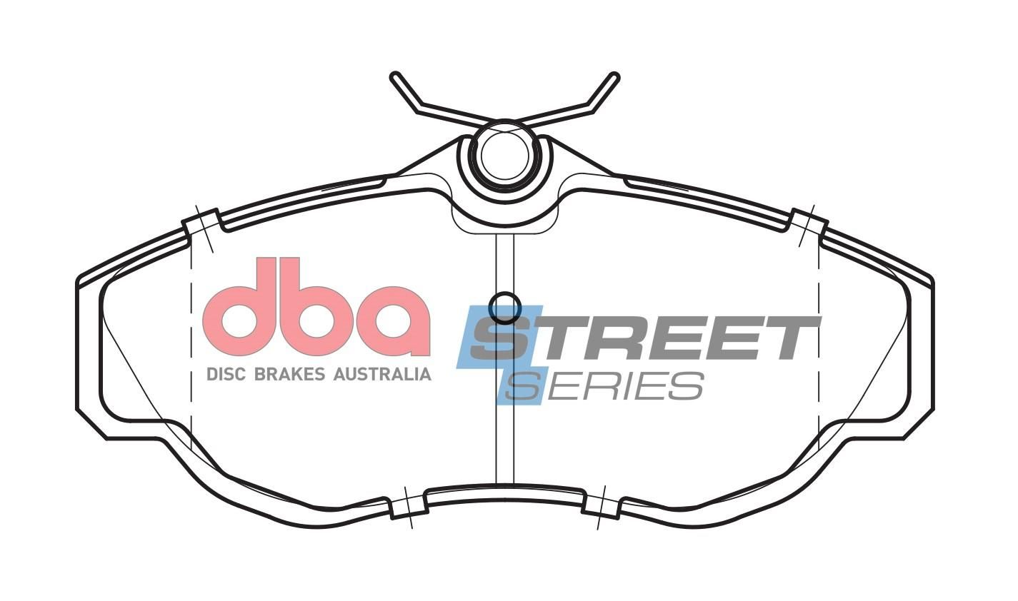 DBA SS STREET SERIES BRAKE PADS [ Landrover DIscovery ES HSE & Range Rover 95-06 F ] - TecDoc Only
