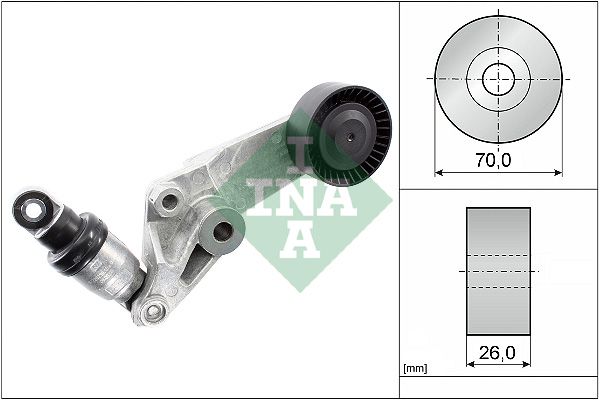 Schaeffler INA 534 0016 10 Belt Tensioner, V-ribbed belt