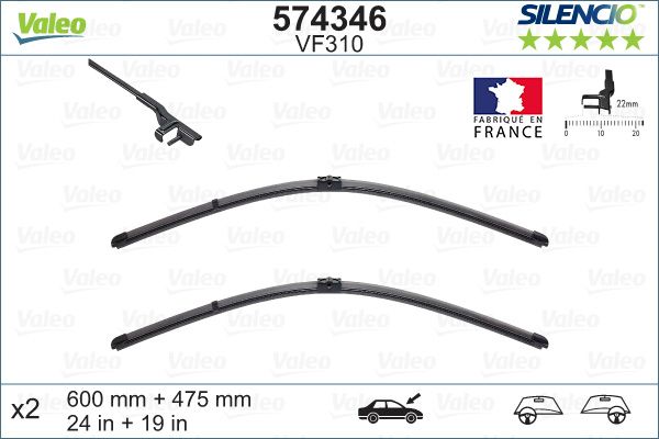 SILENCIO VF310 X2 AU A3 VW GOLF V  9900