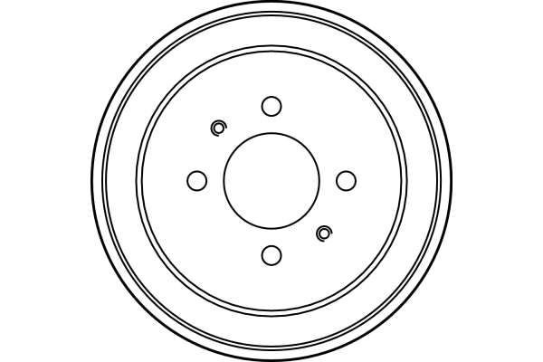 TRW BRAKE DRUM - TecDoc 2