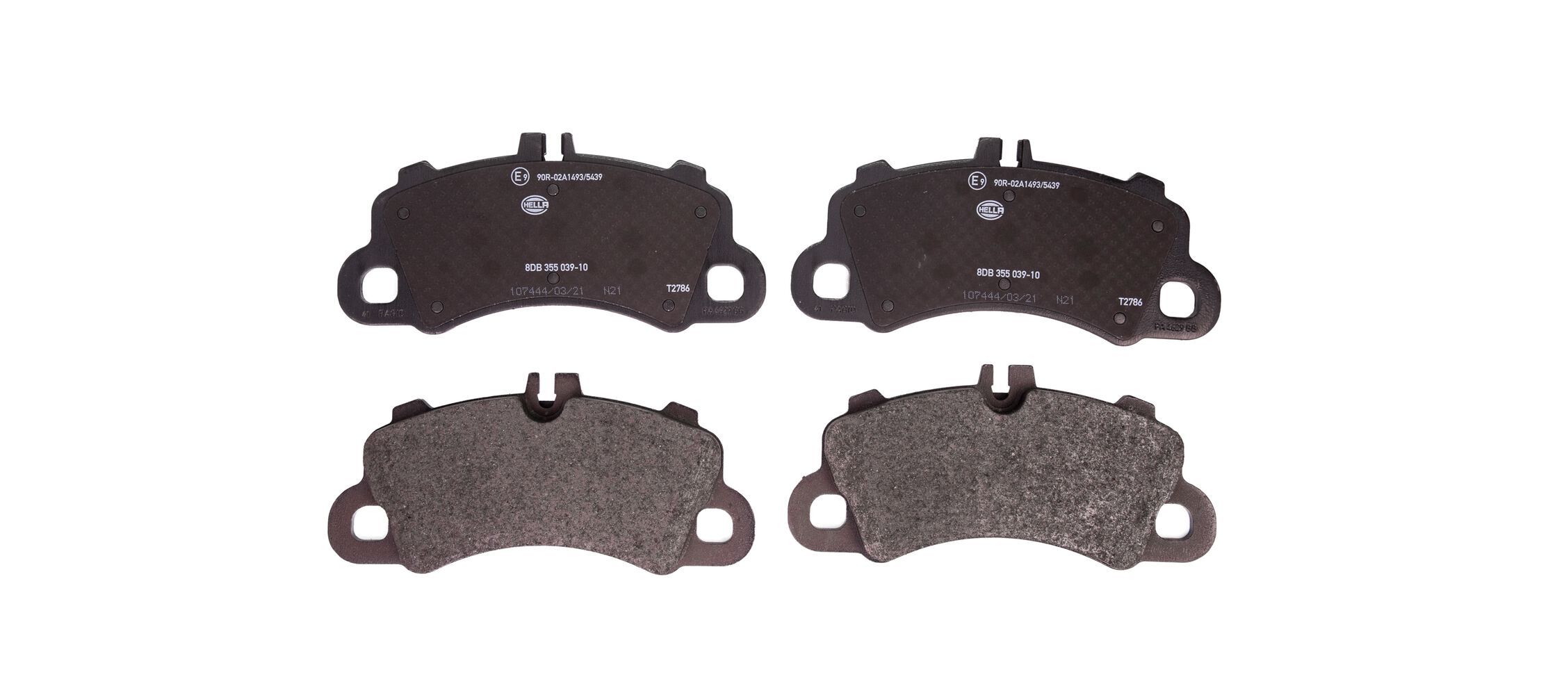 8DB 355 039-101 HELLA fékbetétkészlet, tárcsafék