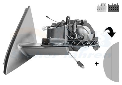 VAN WEZEL 2930855 - Au&szlig;enspiegel * HAGUS *