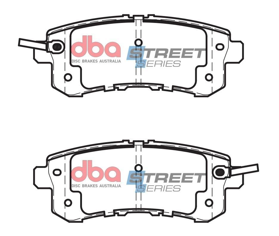 DBA SS STREET SERIES BRAKE PADS [ Nissan 2013 - on  R ] - TecDoc Only
