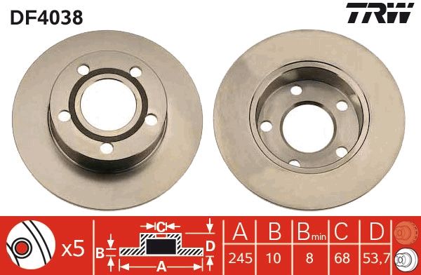 Brake Disc DF4038