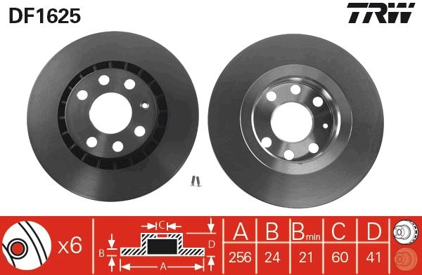 Brake Disc DF1625