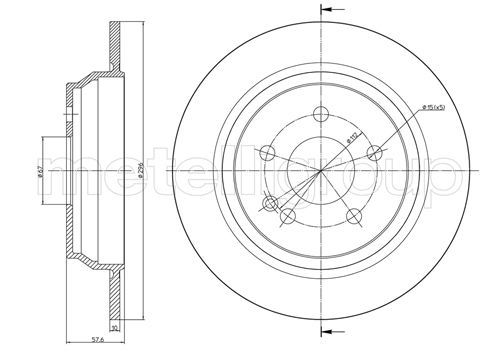 Brake Disc 23-0712