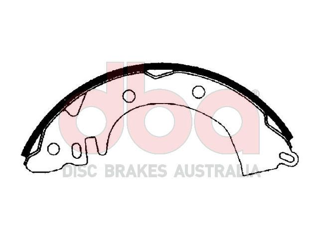 Street Series Brake Shoes [Mitsubishi Cordia/Lancer 203.2mm] - TecDoc Only