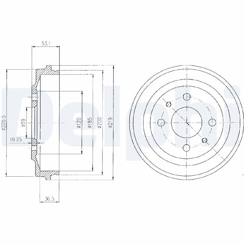 Brake Drum BF136