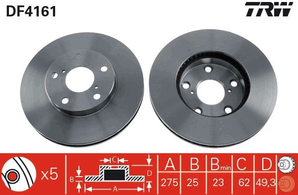 PAIRE DE DISQUES  9900